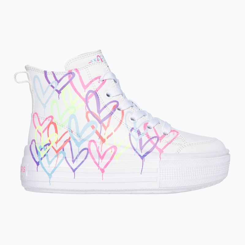 Детски обувки SKECHERS Hyperlift Love Daze white/multicolor 9