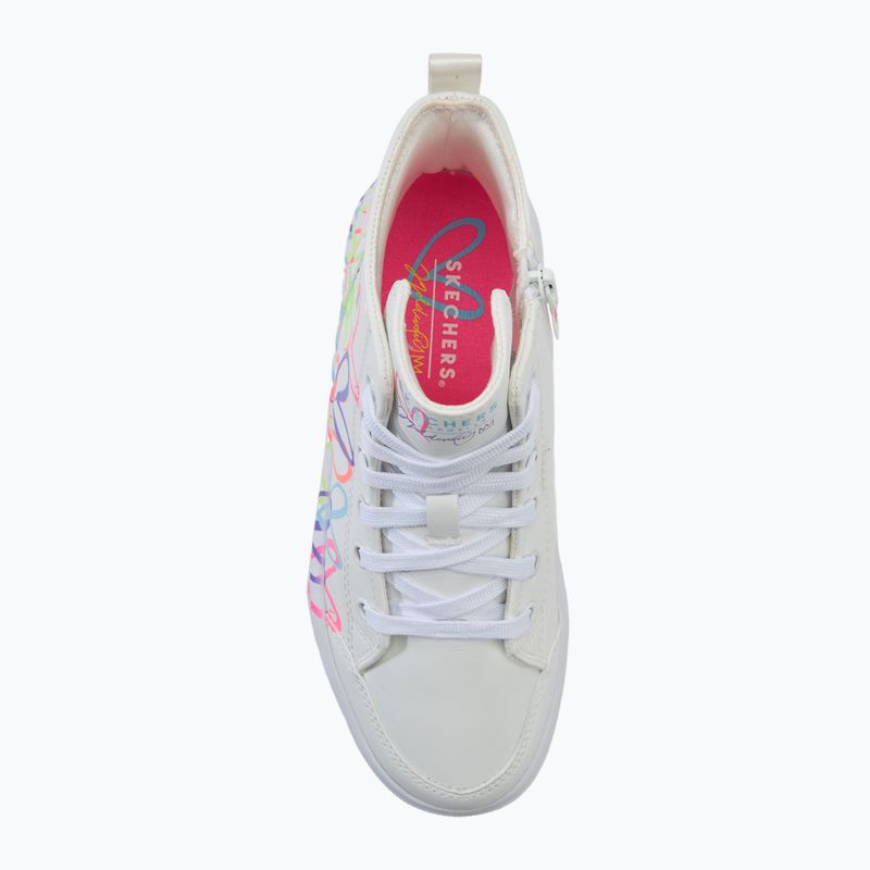 Детски обувки SKECHERS Hyperlift Love Daze white/multicolor 5