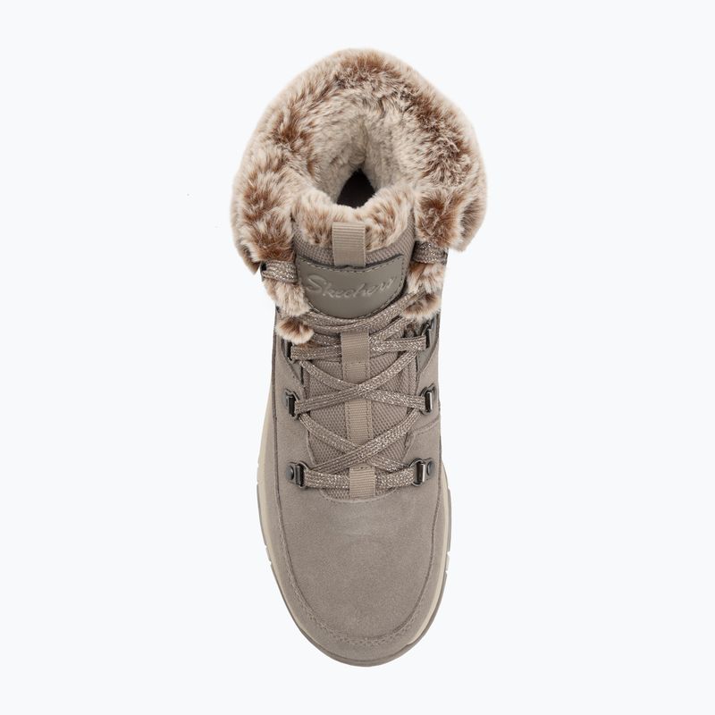 Дамски обувки Skechers Trego Snow Worries mushroom 5
