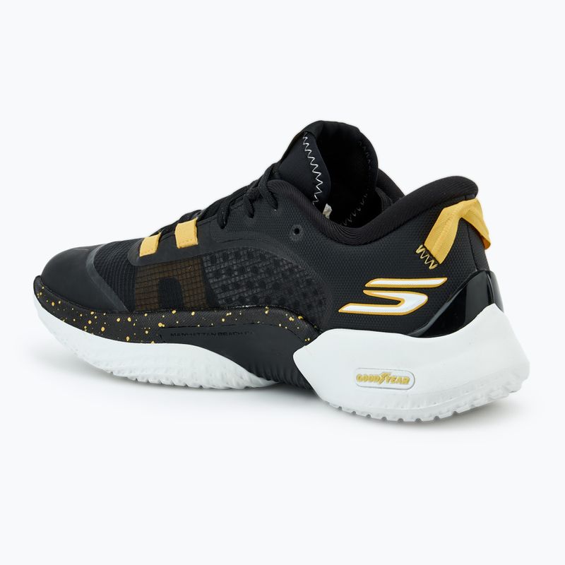Мъжки баскетболни обувки SKECHERS SKX Resagrip black/gold 3