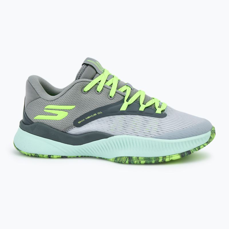 Мъжки баскетболни обувки SKECHERS SKX Nexus charcoal/green 2