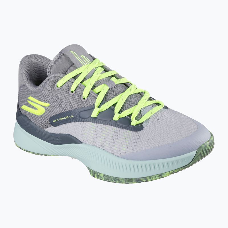 Мъжки баскетболни обувки SKECHERS SKX Nexus charcoal/green 8