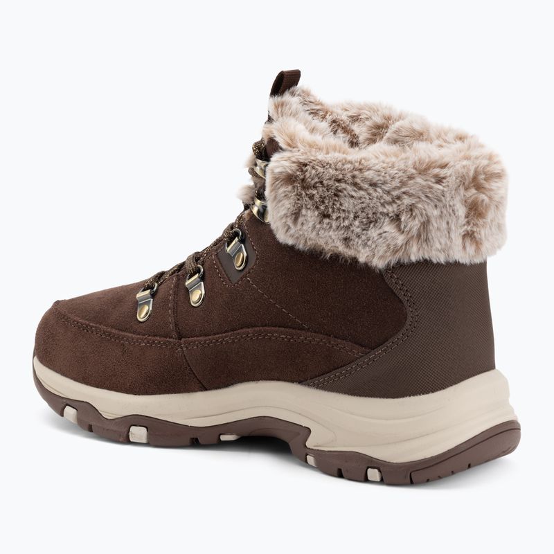 Дамски обувки Skechers Trego Snow Worries chocolate 3