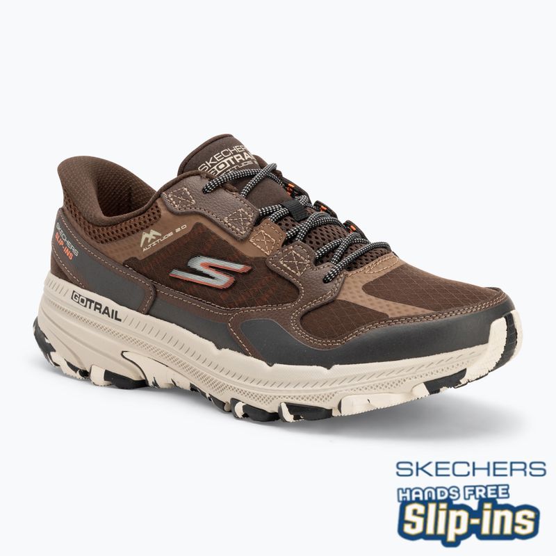 Мъжки обувки за бягане SKECHERS Go Run Trail Altitude 2.0 Rocky Hill brown