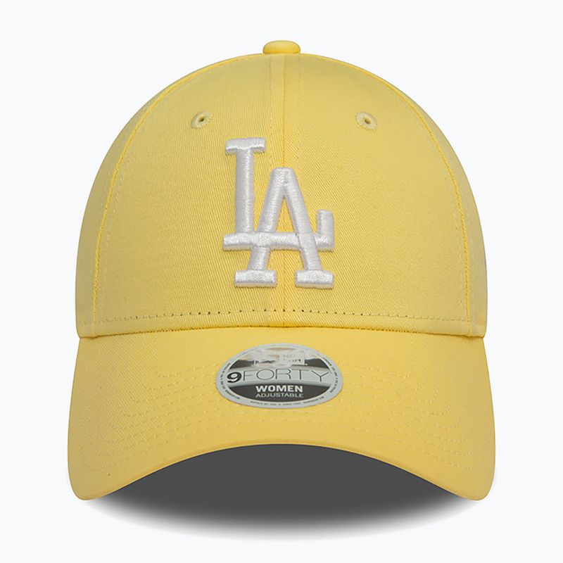 Дамска бейзболна шапка New Era Wmns Le 940 La Dodgers pastel yellow 3