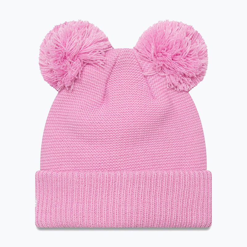 Дамска зимна шапка New Era Wmns Double Pom La Dodgers pastel pink 2