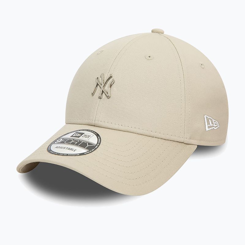 Бейзболна шапка New Era Metallic Pin 940 Nyy light beige 2