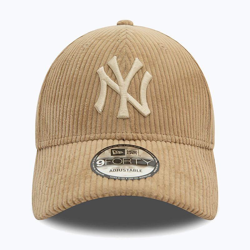 Бейзболна шапка New Era Cord 940 Nyy med beige 3