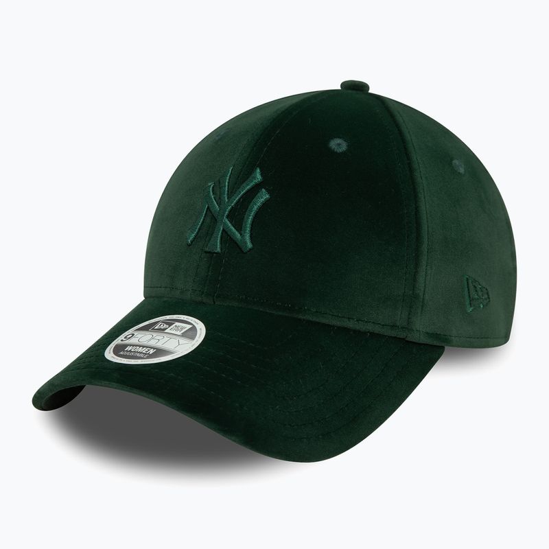 Дамска бейзболна шапка New Era Velour Midi 9FORTY New York Yankees dark green 2