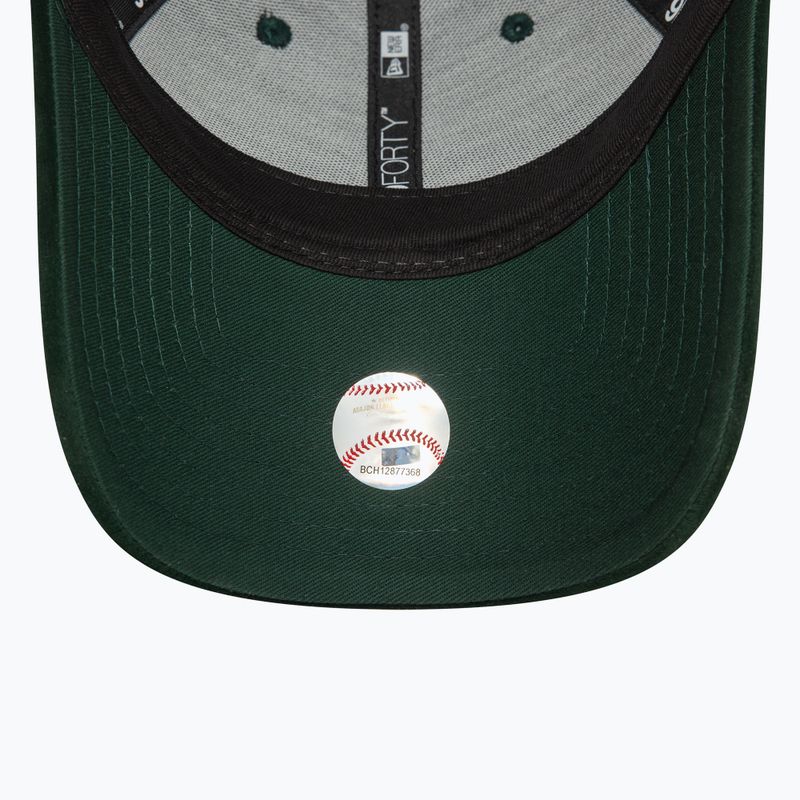 Дамска бейзболна шапка New Era Velour Midi 9FORTY New York Yankees dark green 5