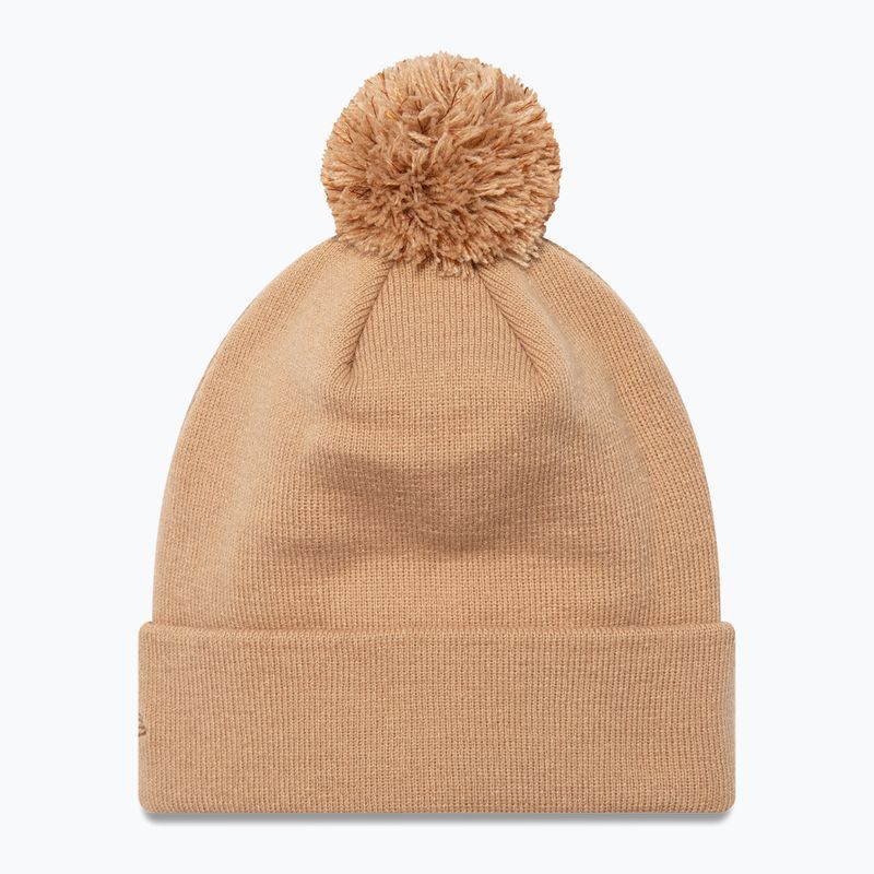 Дамска бейзболна шапка New Era Metallic Bobble Knit Beanie New York Yankees beige 2