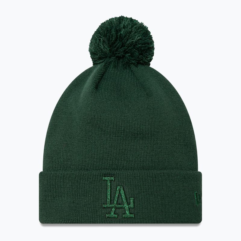 Дамска бейзболна шапка New Era Metallic Bobble Los Angeles Dodgers dark green