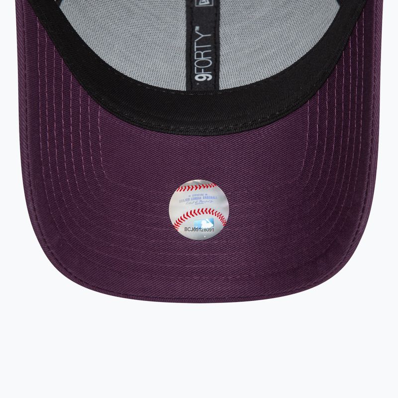 Дамска бейзболна шапка New Era Metallic 9FORTY New York Yankees dark purple 5