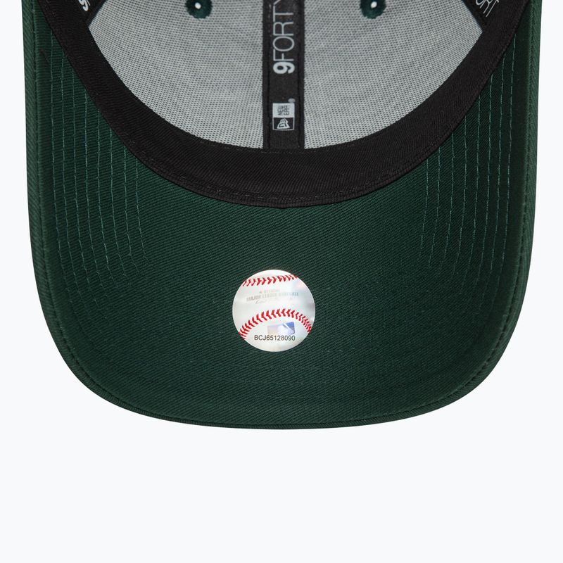 Дамска бейзболна шапка New Era Metallic 9FORTY Los Angeles Dodgers dark green 5