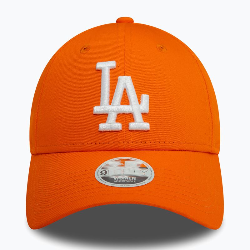 Дамска бейзболна шапка New Era League Essential 9FORTY Los Angeles Dodgers оранжева 3