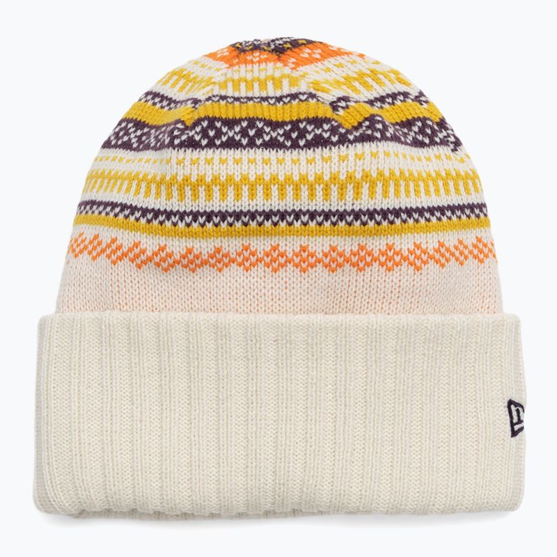 Дамска зимна шапка New Era Rail Isle Cuff Knit Beanie light beige