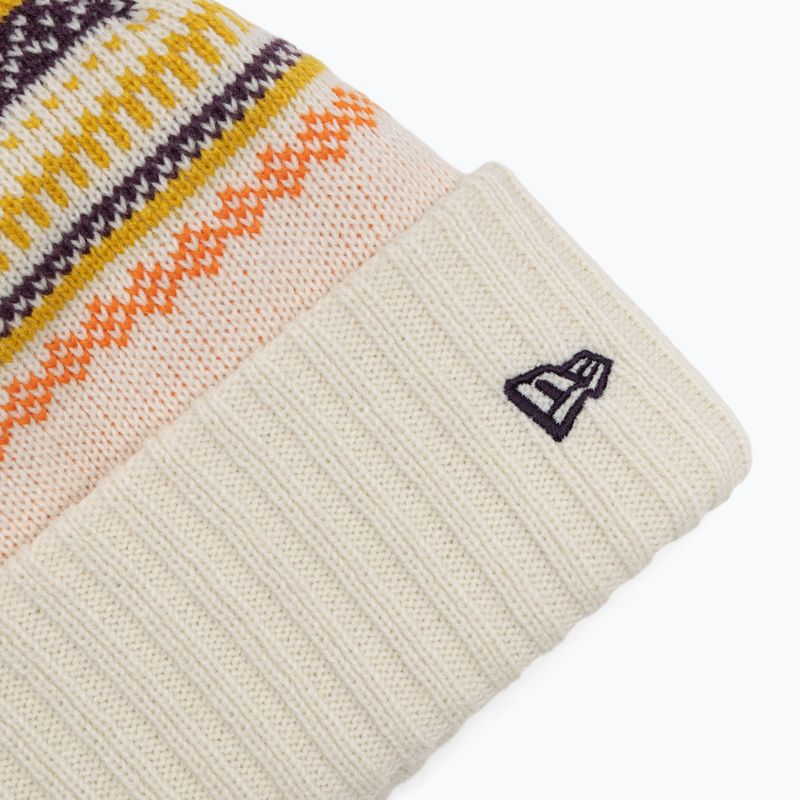 Дамска зимна шапка New Era Rail Isle Cuff Knit Beanie light beige 3