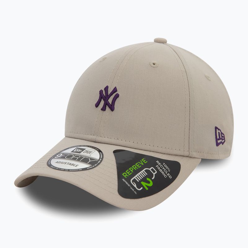 Бейзболна шапка New Era Repreve Mini Logo 9FORTY New York Yankees light beige 2