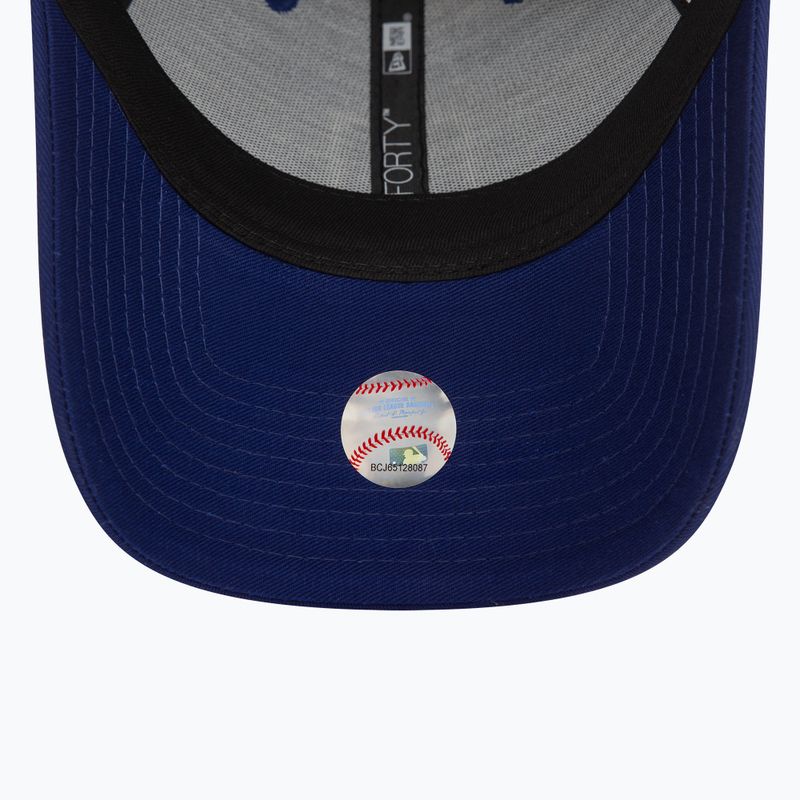 Бейзболна шапка New Era Metallic Patch 9FORTY Los Angeles Dodgers dark blue 5