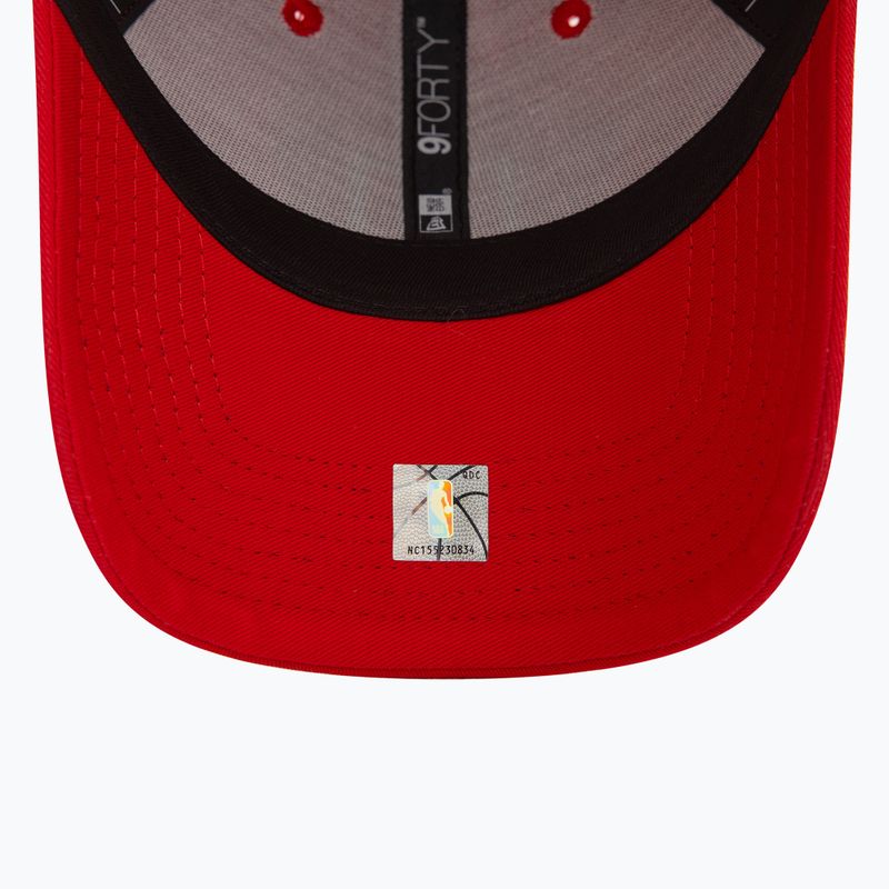 Бейзболна шапка New Era Metallic Patch 9FORTY Chicago Bulls red 5