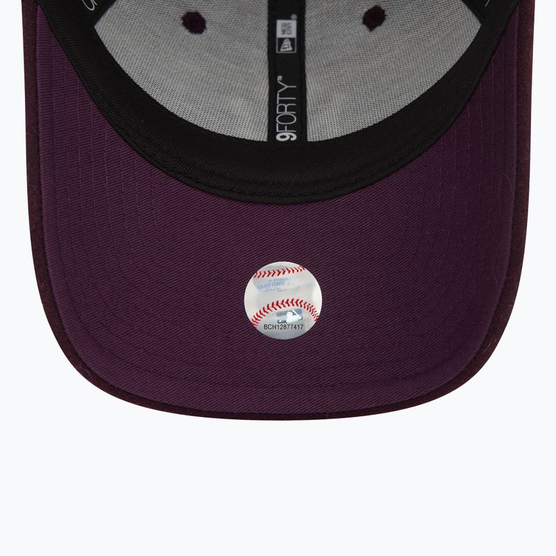 Бейзболна шапка New Era Melton Wool 9FORTY New York Yankees purple 5