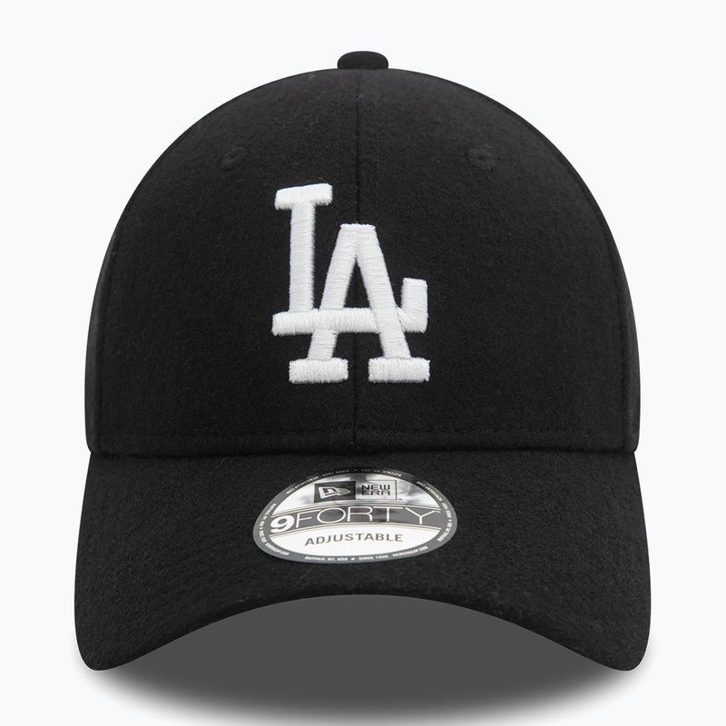 Бейзболна шапка New Era Melton Wool 9FORTY Los Angeles Dodgers black 3