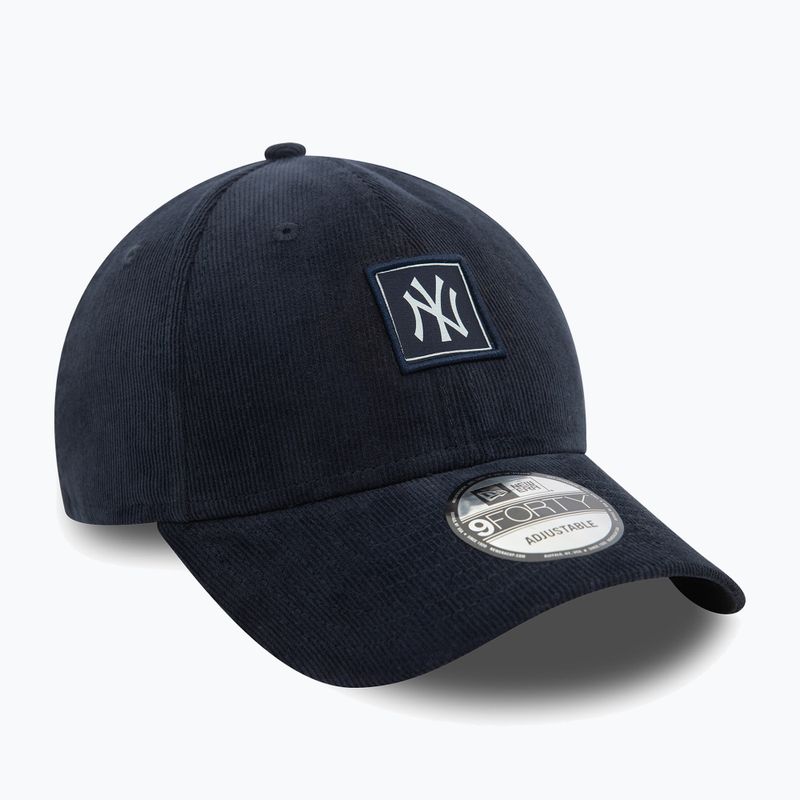 Бейзболна шапка New Era Cord Patch 9FORTY New York Yankees navy