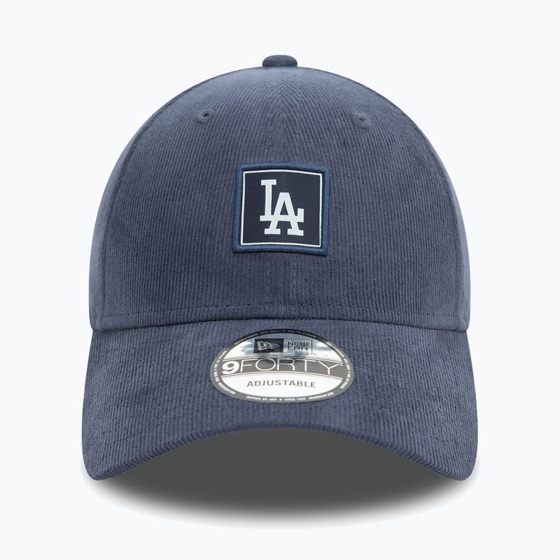 Бейзболна шапка New Era Cord Patch 9FORTY Los Angeles Dodgers dark blue 3