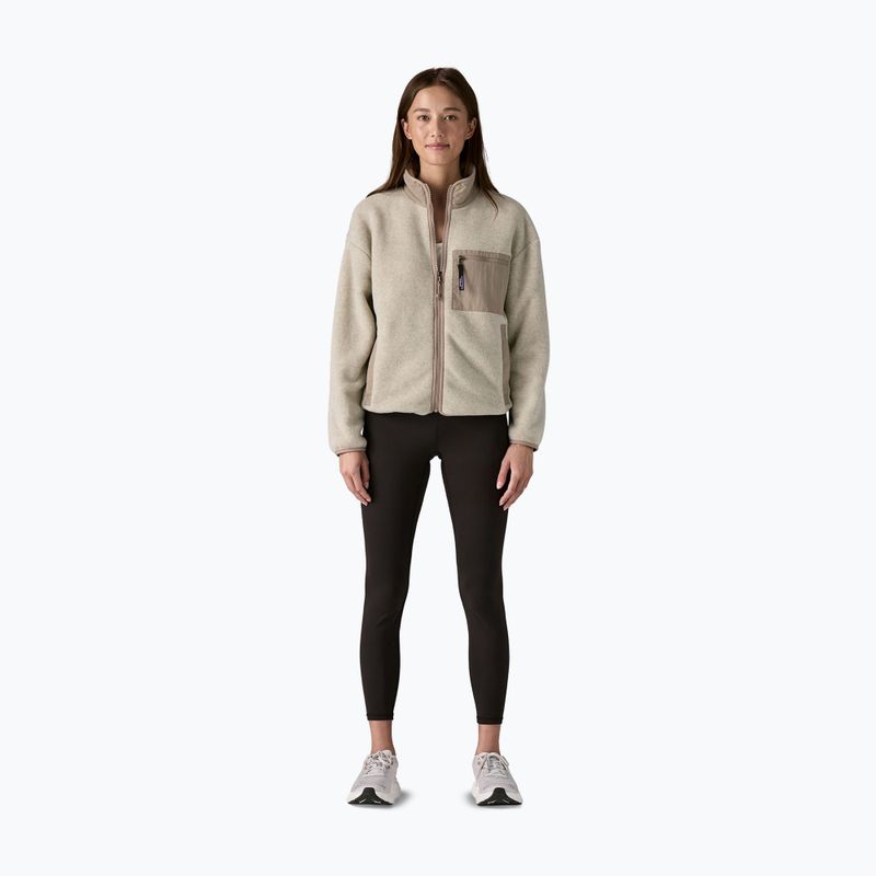 Дамски поларен суитшърт Synch oatmeal heather w/seabird grey на Patagonia 2