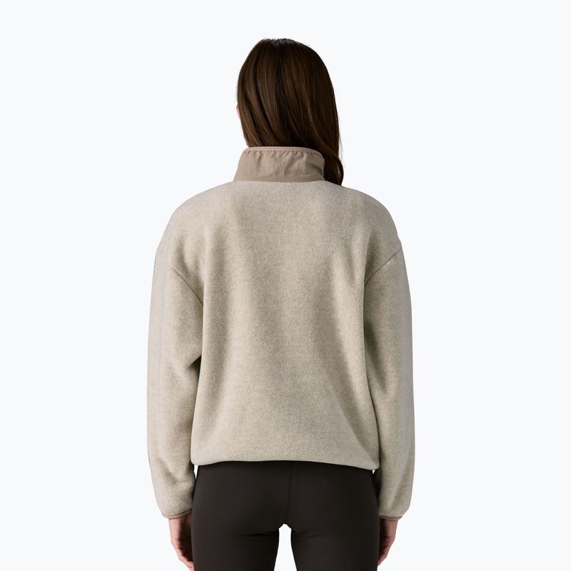 Дамски поларен суитшърт Synch oatmeal heather w/seabird grey на Patagonia 3