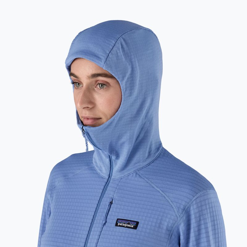 Дамско софтшел яке Patagonia R1 Hybrid Pullover Hoody abundant blue 5