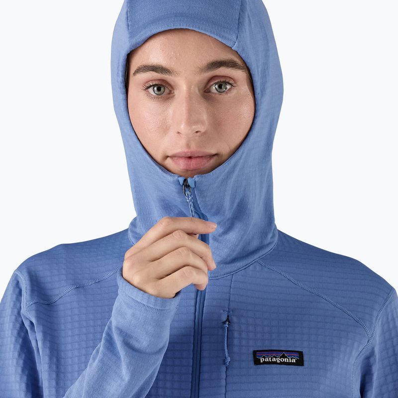 Дамско софтшел яке Patagonia R1 Hybrid Pullover Hoody abundant blue 6