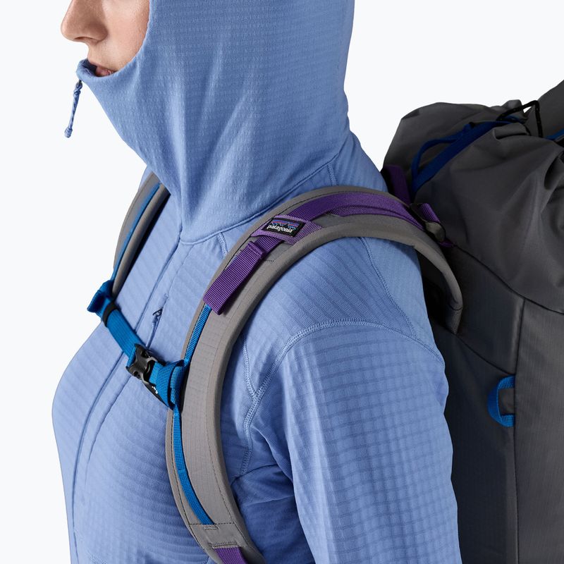 Дамско софтшел яке Patagonia R1 Hybrid Pullover Hoody abundant blue 8