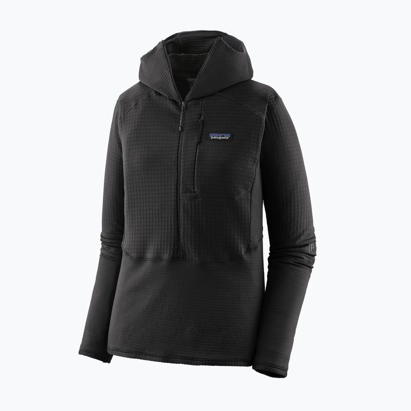 Дамско софтшел яке Patagonia R1 Hybrid Pullover Hoody black 3