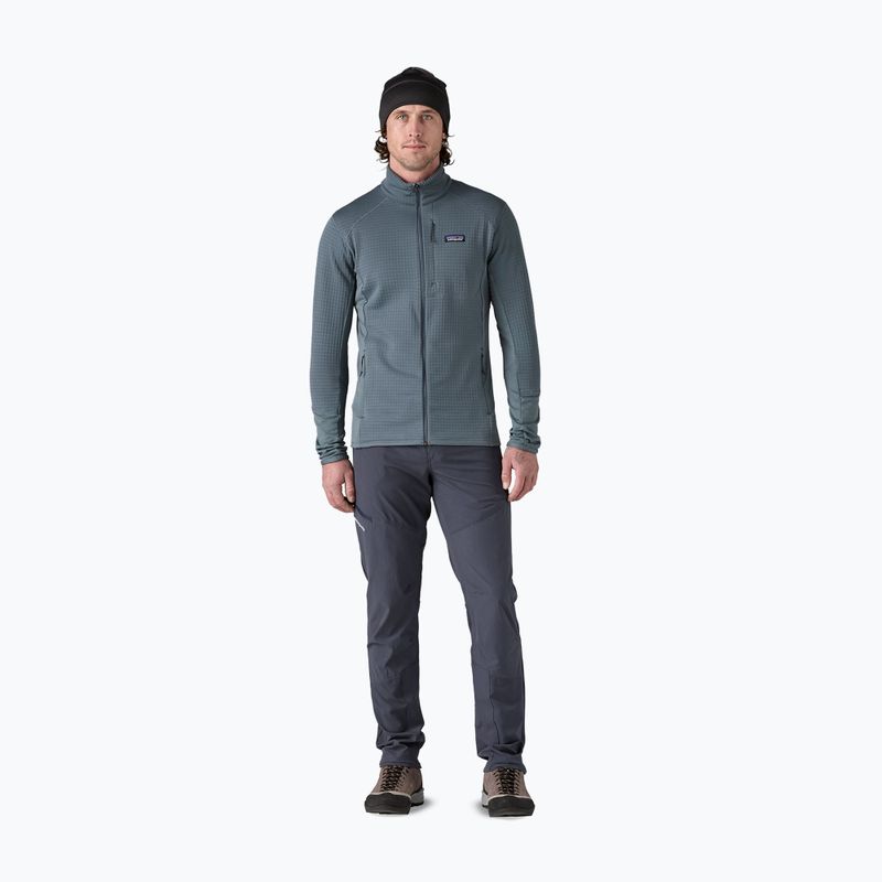 Мъжки суитшърт Patagonia R1 Hybrid utility blue fleece 2