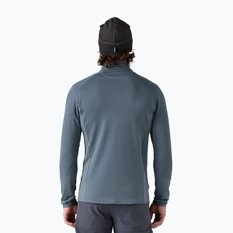 Мъжки суитшърт Patagonia R1 Hybrid utility blue fleece 3