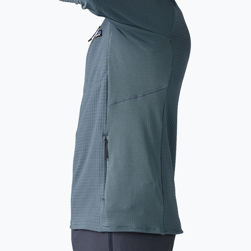 Мъжки суитшърт Patagonia R1 Hybrid utility blue fleece 6