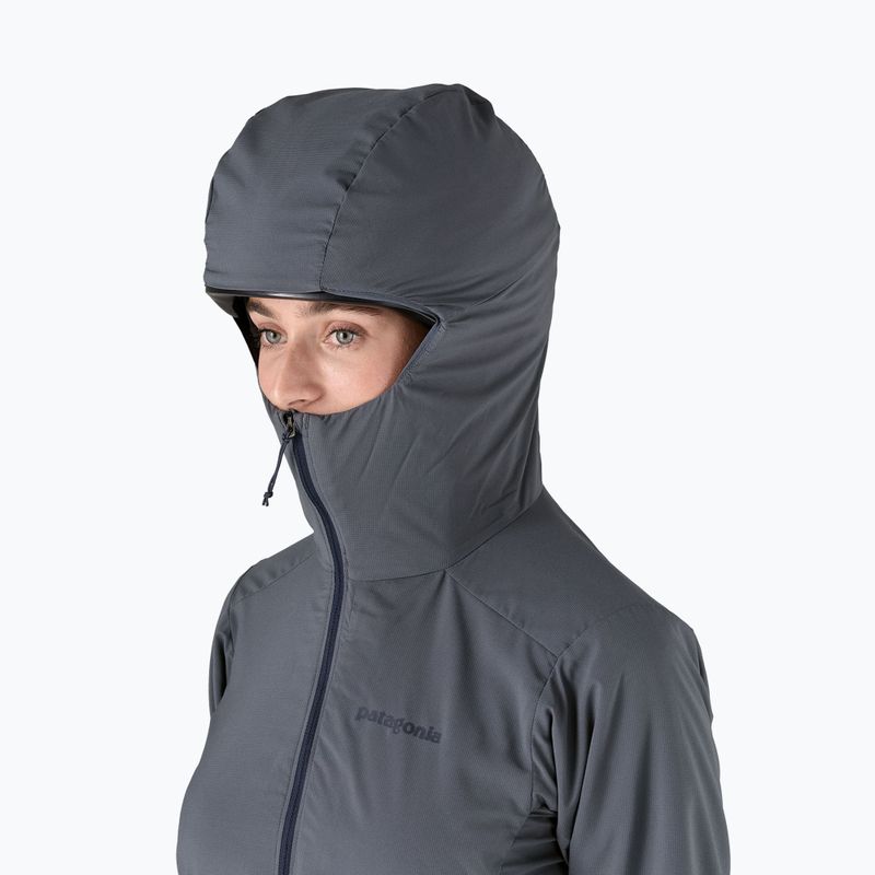 Дамско хибридно яке Patagonia Nano-Air Ultralight с пълноцип и качулка в цвят смолдер блу 4