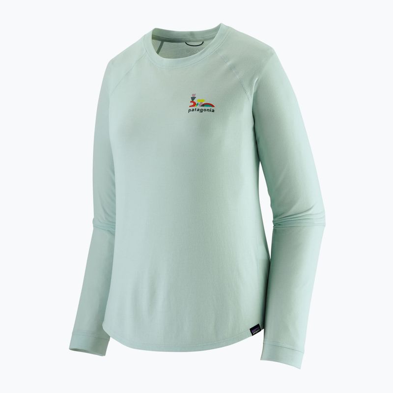 Дамска блуза с дълъг ръкав Patagonia Capilene Cool Trail Graphic lose it/wispy green 3