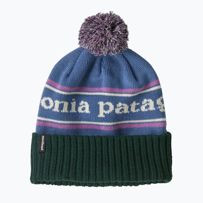 Зимна шапка Patagonia Powder Town park stripe: barnacle blue