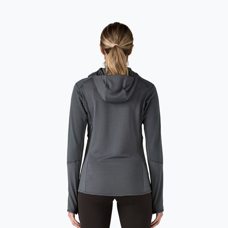 Дамско софтшел яке Patagonia R1 Hybrid Pullover Hoody smolder blue 2