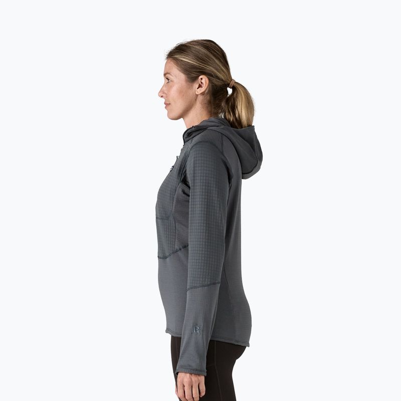 Дамско софтшел яке Patagonia R1 Hybrid Pullover Hoody smolder blue 3