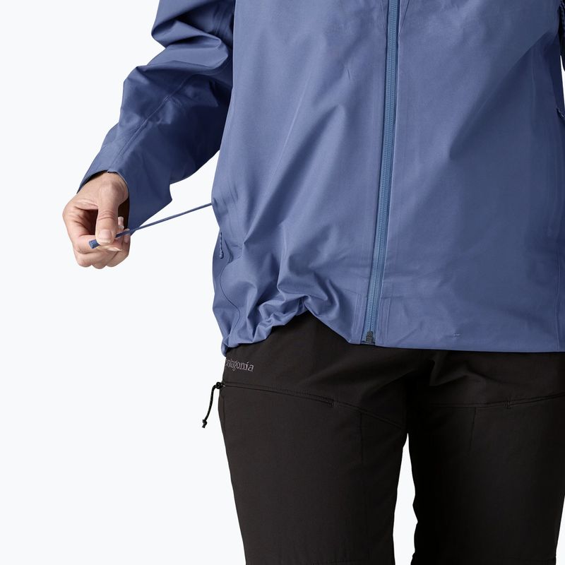 Дамско яке за дъжд Patagonia Triolet current blue 4