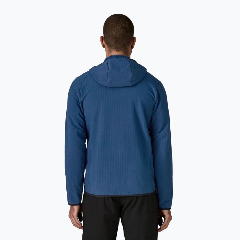 Мъжко софтшел яке Patagonia R2 TechFace Hoody clement blue 3