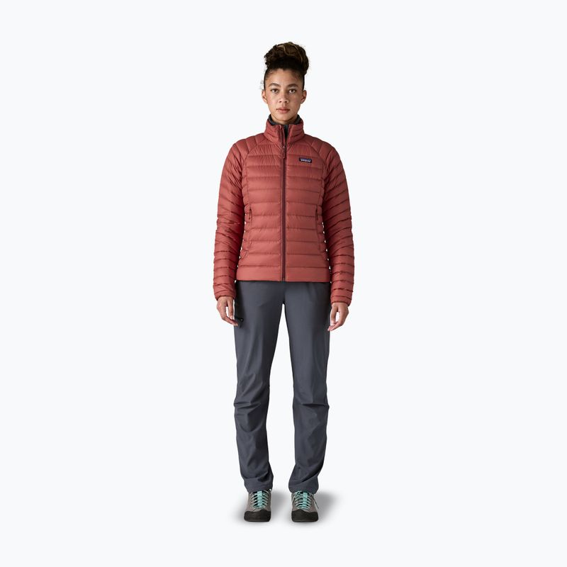 Дамско пухено яке Patagonia Down Sweater potters red 2