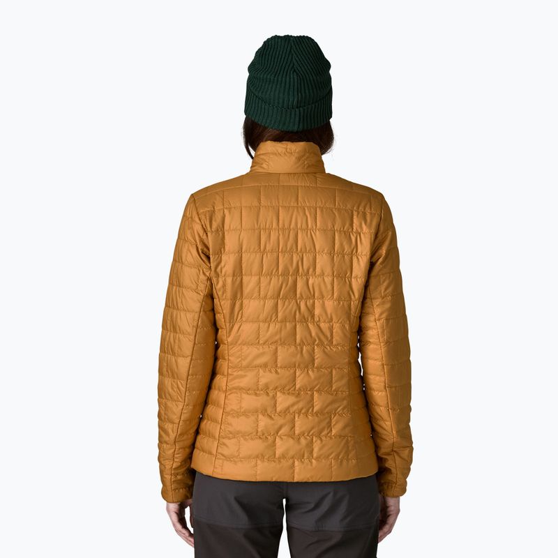 Дамско подплатено яке Patagonia Nano Puff smolder talon gold 3