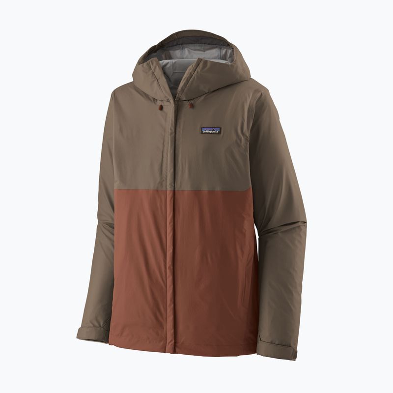 Мъжко яке за дъжд Patagonia Torrentshell 3L Rain marlow brown 4