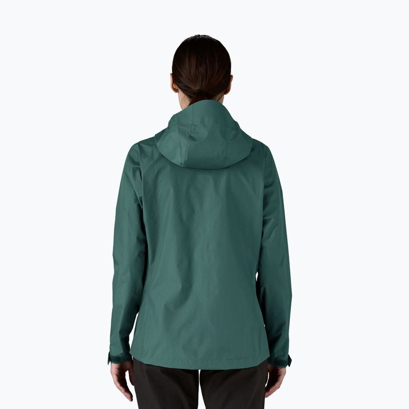 Дамско яке за дъжд Patagonia Torrentshell 3L Rain cascade green 2