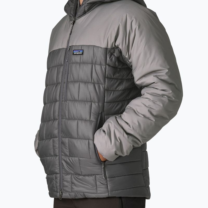 Мъжко пухено яке Patagonia Hi-Loft Nano Puff Hoody forge grey 4