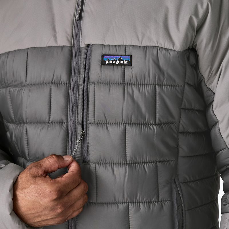 Мъжко пухено яке Patagonia Hi-Loft Nano Puff Hoody forge grey 7